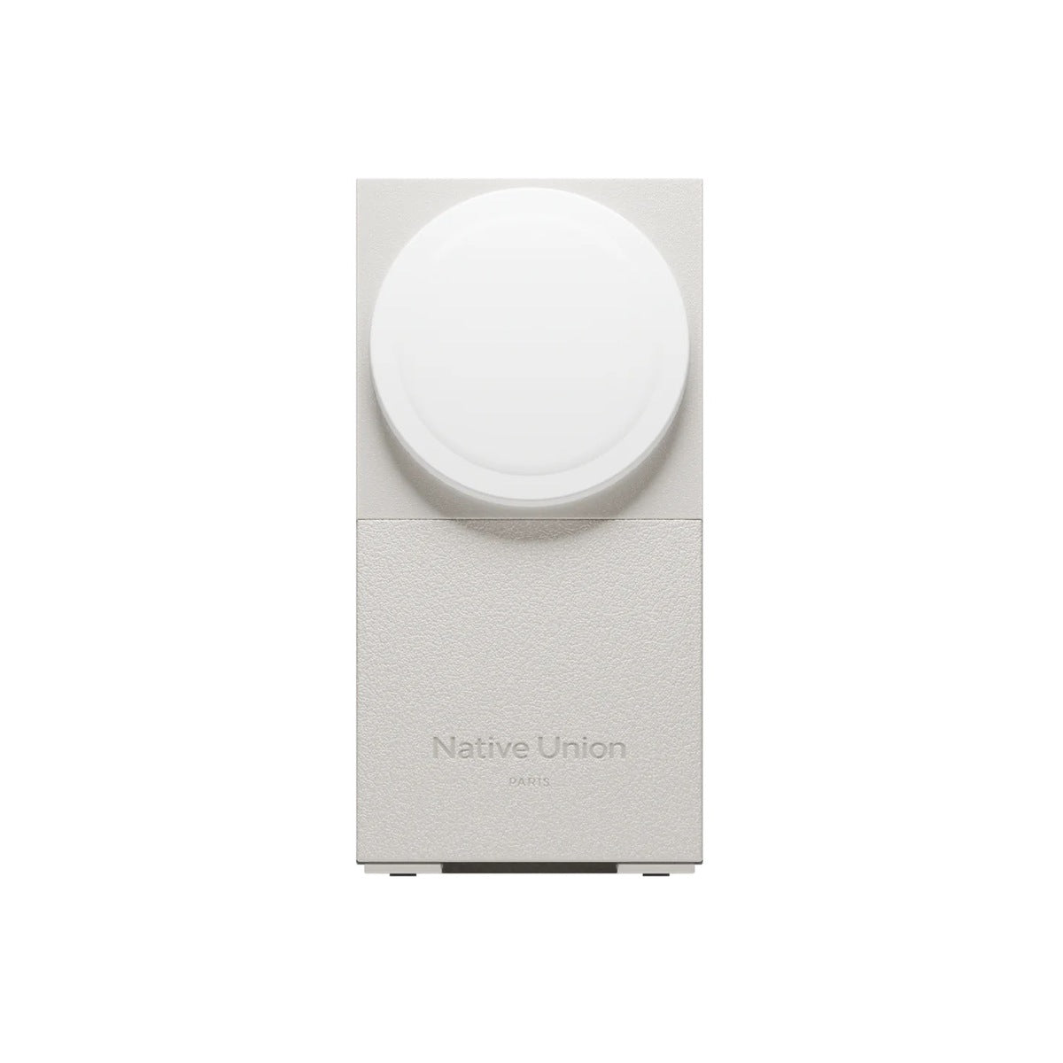 Bezdrátová nabíječka Native Union Rise 2-in-1 Qi2 - stříbrná - istyle.work