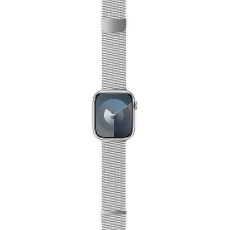 Milánský řemínek Epico pro Apple Watch 38/40/41 mm - stříbrný - istyle.work