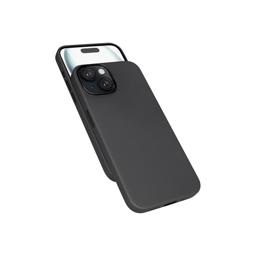 Kožený kryt pro iPhone 15 Plus Epico Mag+ - černý - istyle.work