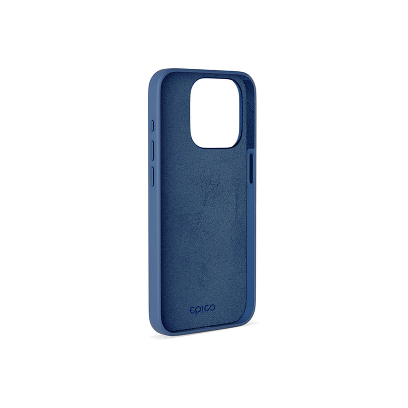 Kožený kryt pro iPhone 15 Pro Epico Mag+ - modrý - istyle.work