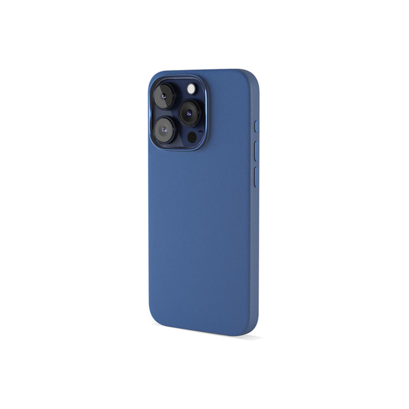 Kožený kryt pro iPhone 15 Pro Epico Mag+ - modrý - istyle.work