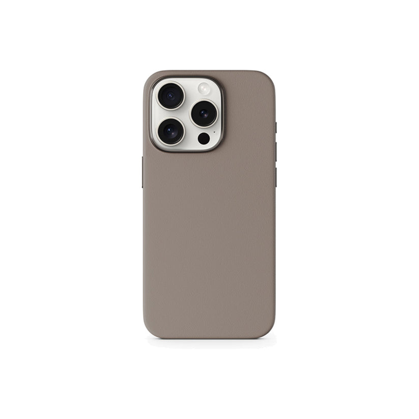 Kožený kryt pro iPhone 15 Pro Epico Mag+ - pískový - istyle.work