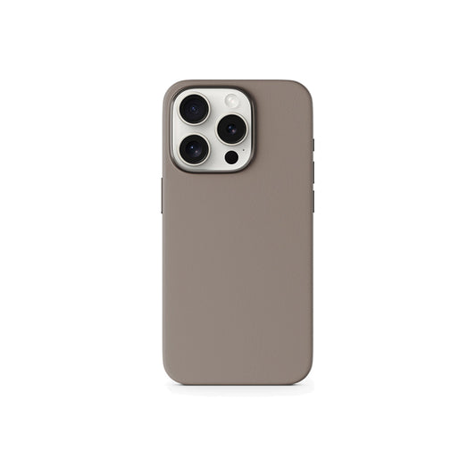 Kožený kryt pro iPhone 15 Pro Epico Mag+ - pískový - istyle.work