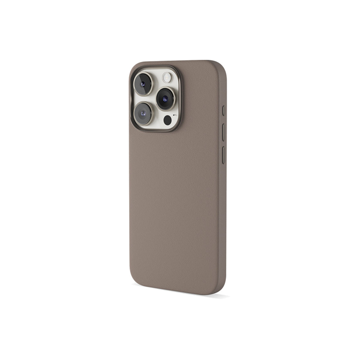 Kožený kryt pro iPhone 15 Pro Epico Mag+ - pískový - istyle.work