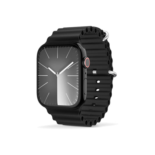 Řemínek pro Apple Watch 38/40/41 mm Epico Watch Strap Ocean - černý - istyle.work