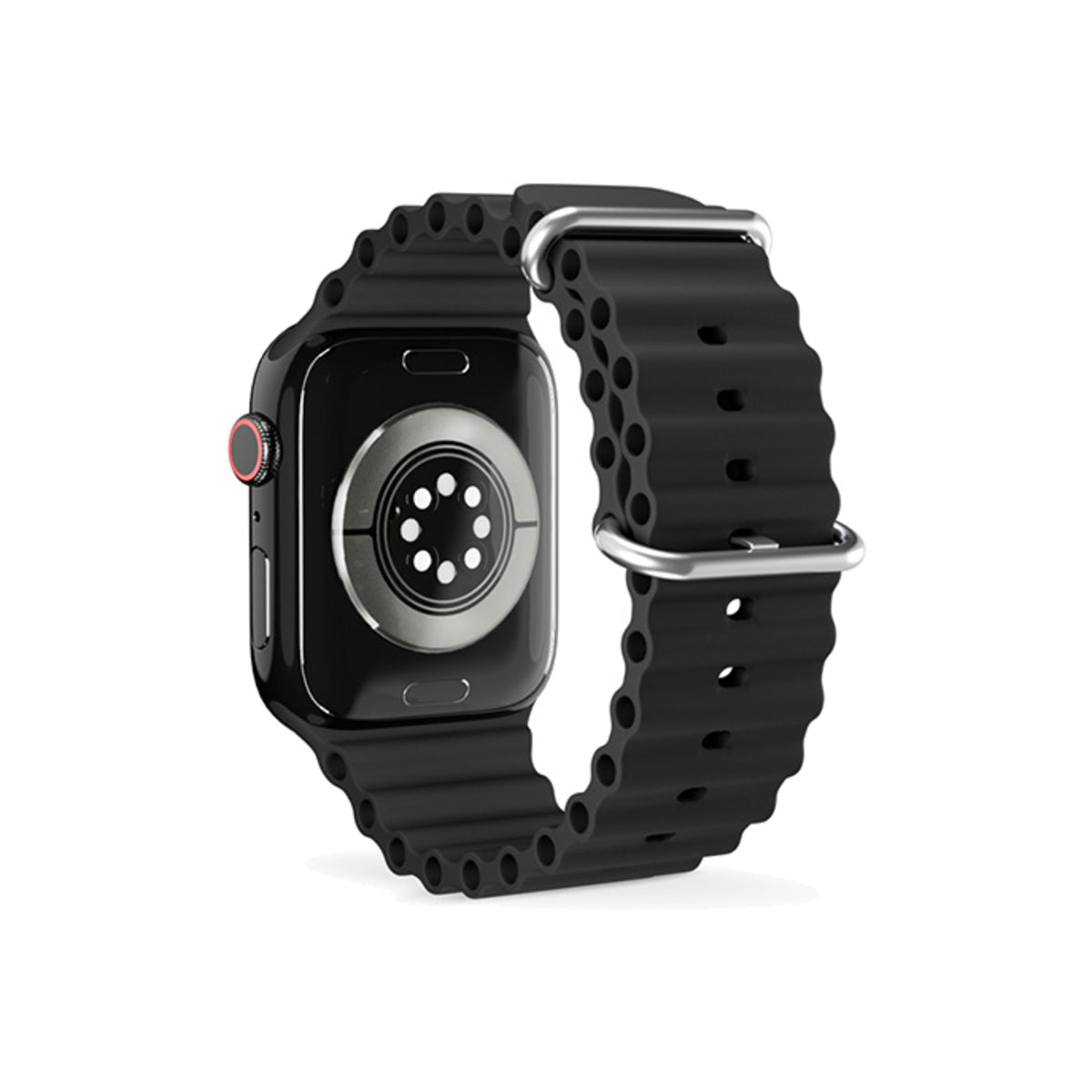 Řemínek pro Apple Watch 38/40/41 mm Epico Watch Strap Ocean - černý - istyle.work