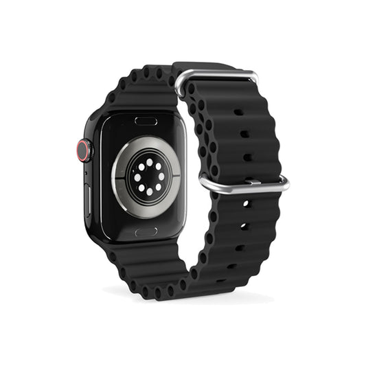 Řemínek pro Apple Watch 38/40/41 mm Epico Watch Strap Ocean - černý - istyle.work