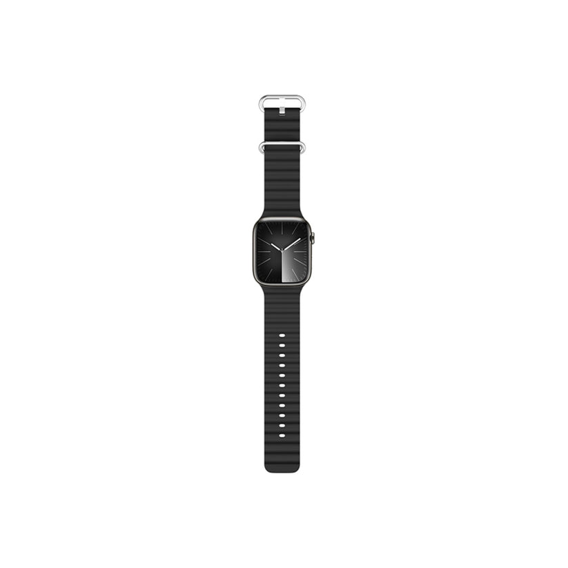 Řemínek pro Apple Watch 38/40/41 mm Epico Watch Strap Ocean - černý - istyle.work