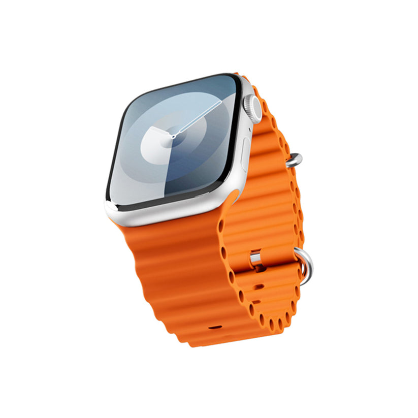 Řemínek pro Apple Watch 38/40/41 mm Epico Watch Strap Ocean - oranžový - istyle.work