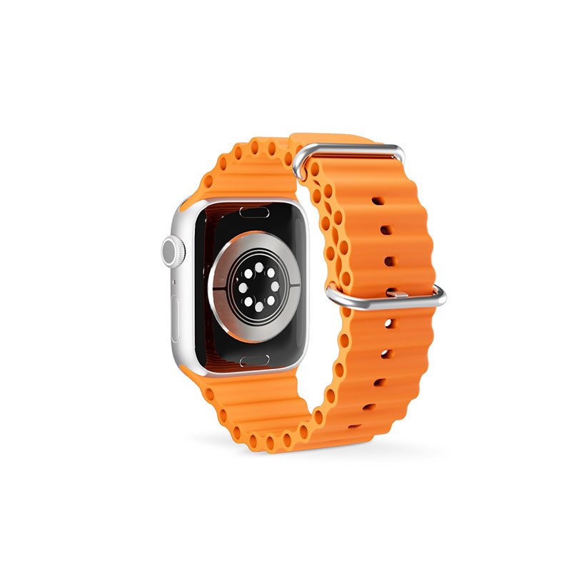 Řemínek pro Apple Watch 42/44/45/49 mm Epico Watch Strap Ocean - oranžový - istyle.work