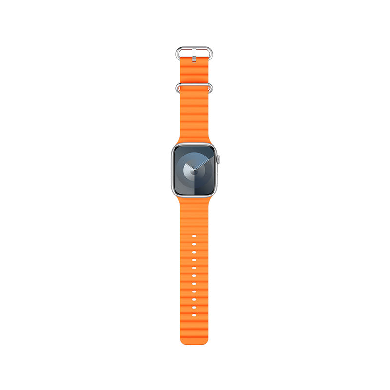 Řemínek pro Apple Watch 42/44/45/49 mm Epico Watch Strap Ocean - oranžový - istyle.work