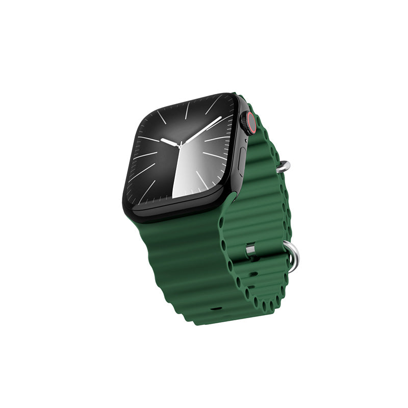 Řemínek pro Apple Watch 42/44/45/49 mm Epico Watch Strap Ocean - zelený - istyle.work