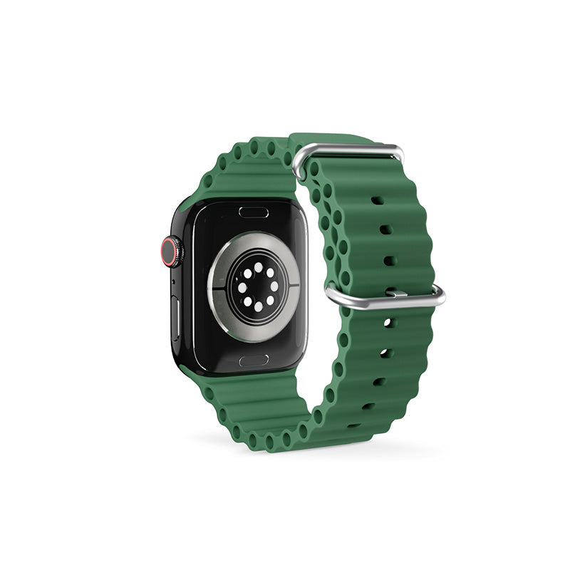 Řemínek pro Apple Watch 42/44/45/49 mm Epico Watch Strap Ocean - zelený - istyle.work