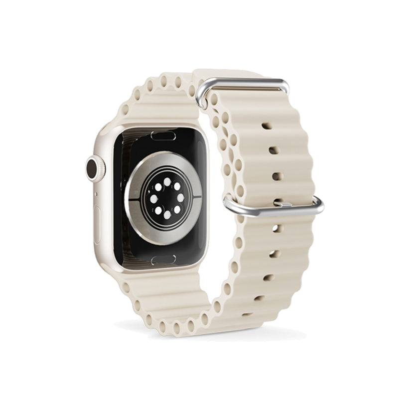Řemínek pro Apple Watch 38/40/41 mm Epico Watch Strap Ocean - béžový - istyle.work