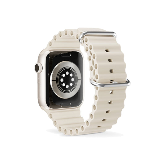 Řemínek pro Apple Watch 38/40/41 mm Epico Watch Strap Ocean - béžový - istyle.work