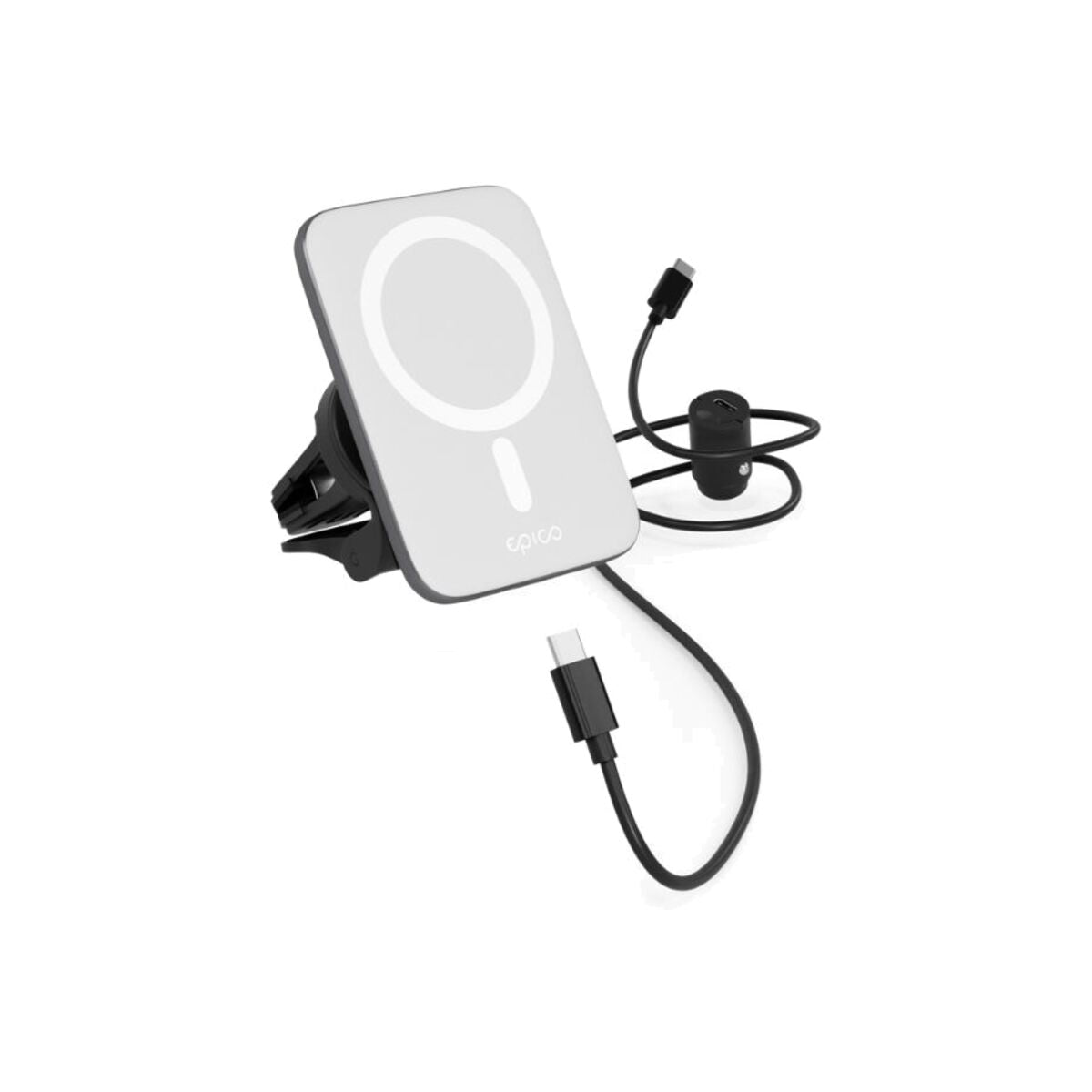 Ultratenká MagSafe nabíječka do auta iSTYLE Qi2 - stříbrná - istyle.work