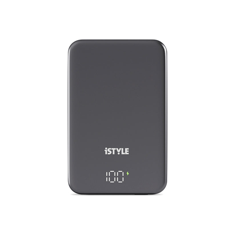 MagSafe hliníková 10 000mAh powerbanka iSTYLE Mag+ - vesmírně šedá - istyle.work