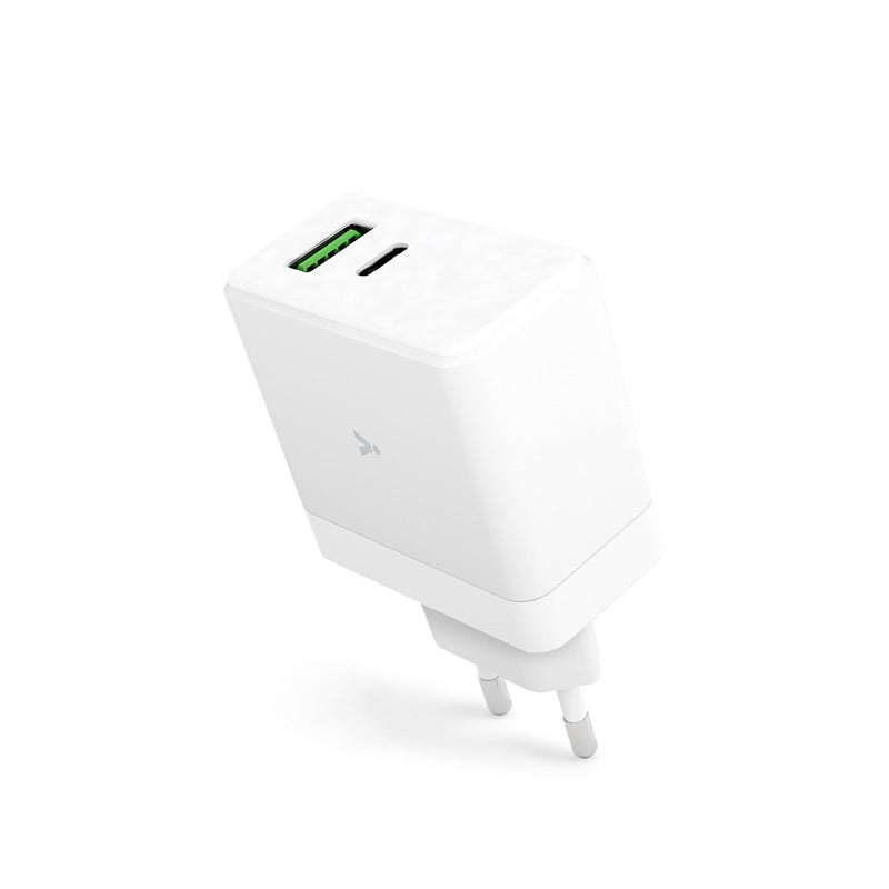 65W GaN adaptér s 2m USB-C kabelem iSTYLE - bílý - istyle.work