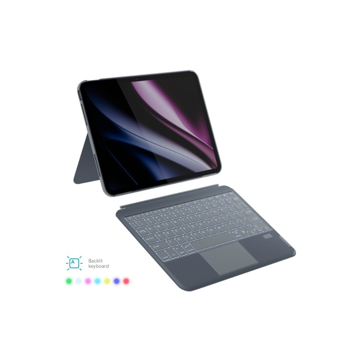 Bezdrátová klávesnice pro Apple iPad Pro 11" M4 Epico Backlit Keyboard Case CZ - istyle.work