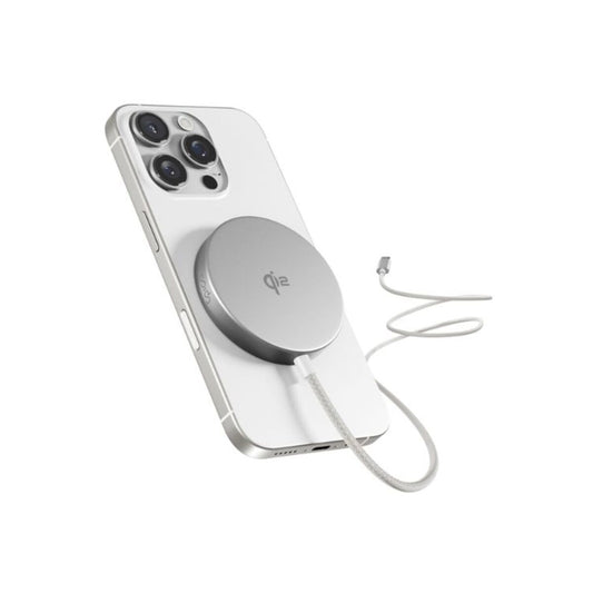 MagSafe nabíječka Epico UltraBase Qi2 Mag+ Charging Pad EO50 - stříbrná - istyle.work