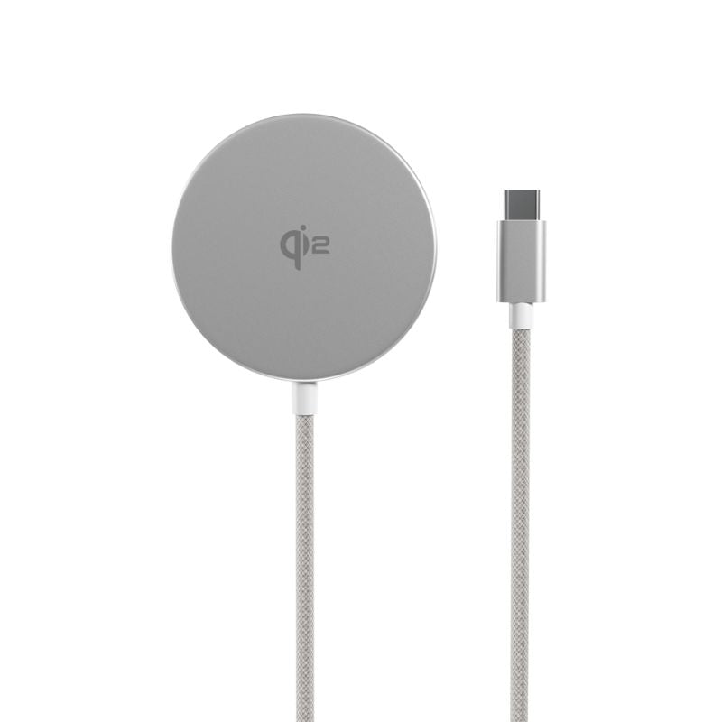 MagSafe nabíječka Epico UltraBase Qi2 Mag+ Charging Pad EO50 - stříbrná - istyle.work