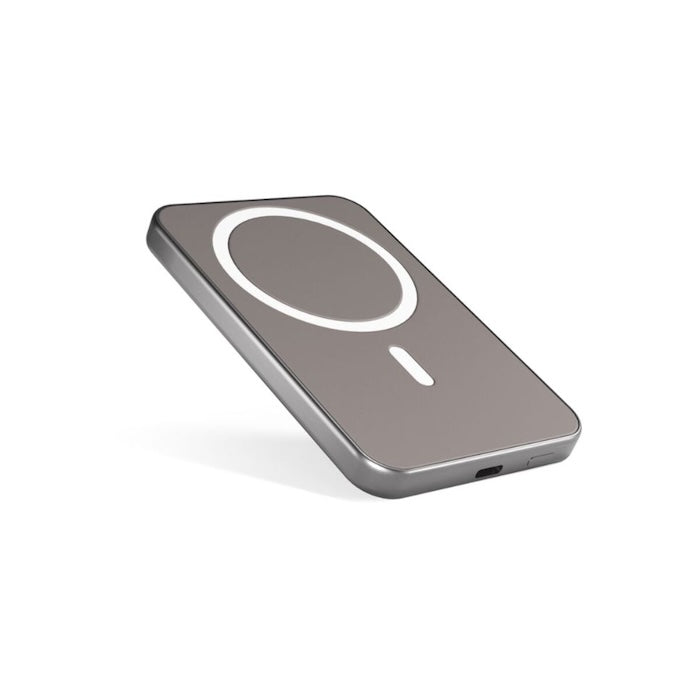 MagSafe bezdrátová powerbanka Epico UltraPack 5000mAh Mag+ - stříbrná - istyle.work