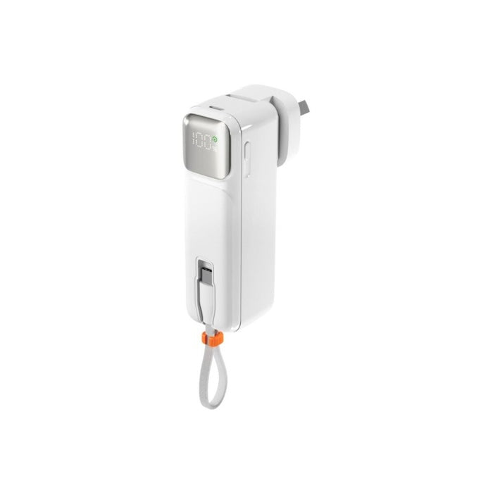 Cestovní powerbanka Epico UltraPack 2in1 5000mAh - bílá - istyle.work