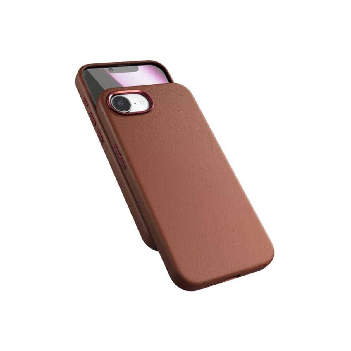 Kryt pro iPhone 16e Epico Mag+ Leather Case - hnědý