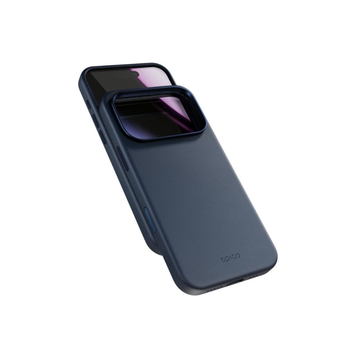 Kryt pro iPhone 17 Pro Epico Leather Pro Mag+ Case - modrý - istyle.work