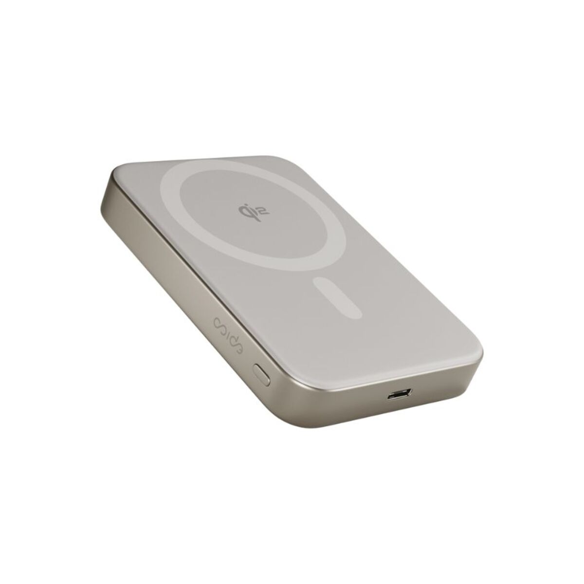 Hliníková bezdrátová powerbanka Epico UltraPack Qi2 10000mAh Mag+ EM71b - titanová - istyle.work