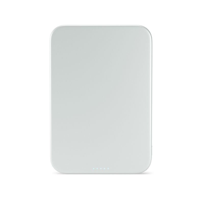 Tenká hliníková MagSafe powerbanka Epico UltraPack Qi2 Slim 5000mAh - stříbrná - istyle.work