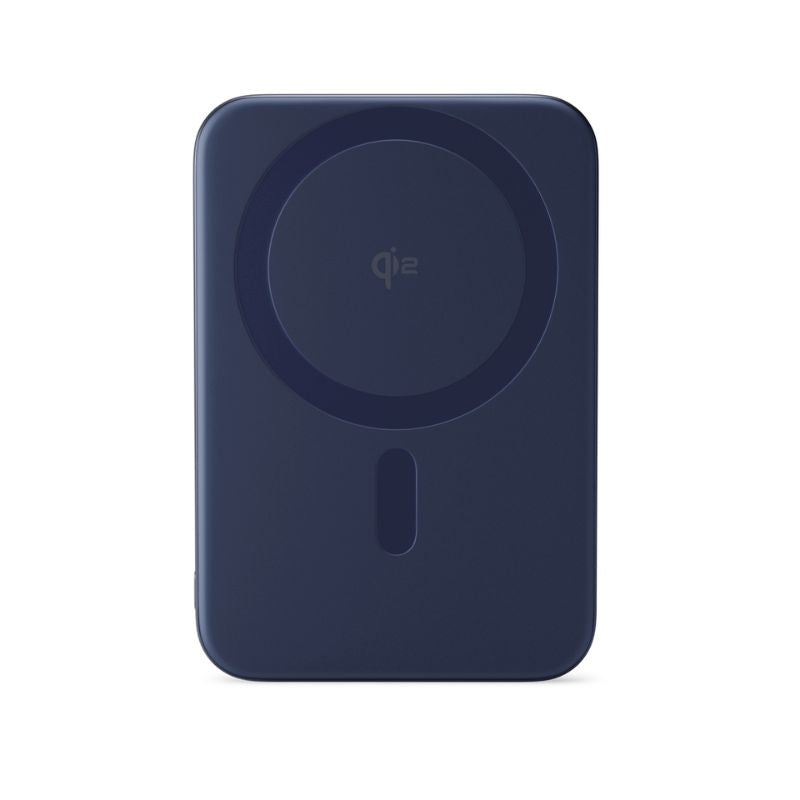 5 000mAh hliníková MagSafe powerbanka Epico UltraPack Qi2 Slim - modrá