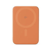 Tenká hliníková MagSafe powerbanka Epico UltraPack Qi2 Slim 5000mAh - oranžová - istyle.work