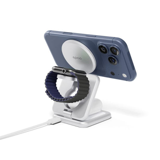 Prémiový skládací stojánek Epico UltraBase Qi2 3v1