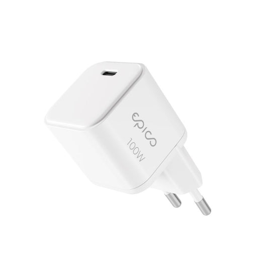 100W adaptér Epico UltraBoost Micro AVS GaN EA100b - bílý