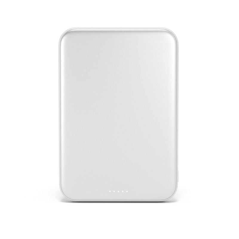 5 000 mAh hliníková MagSafe powerbanka Epico UltraPack Qi2 25W - stříbrná