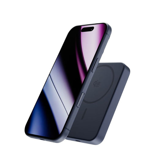 10 000mAh hliníková powerbanka Epico UltraPack Qi2 25W - temně modrá