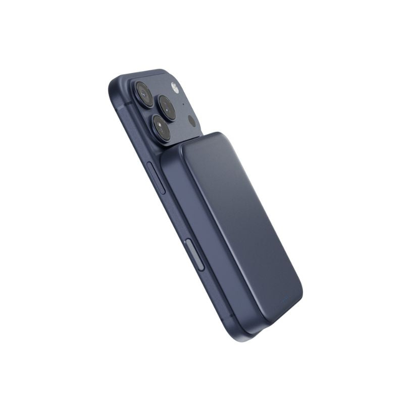 10 000mAh hliníková powerbanka Epico UltraPack Qi2 25W - temně modrá