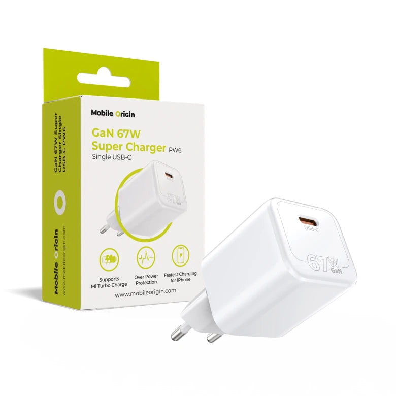 67W GaN nabíječka Mobile Origin PW6 - USB-C