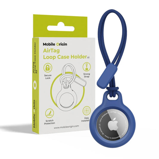 Pouzdro na AirTag Mobile Origin Airtag Loop Case Holder A1 - modré