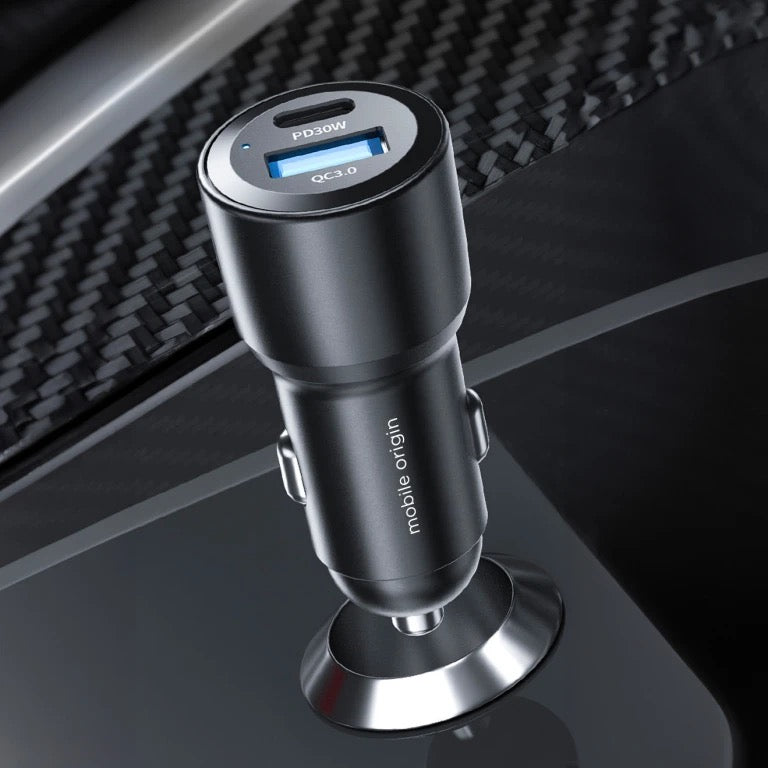 Nabíječka do auta Mobile Origin Car Charger 60W USB-C a USB-A - istyle.work