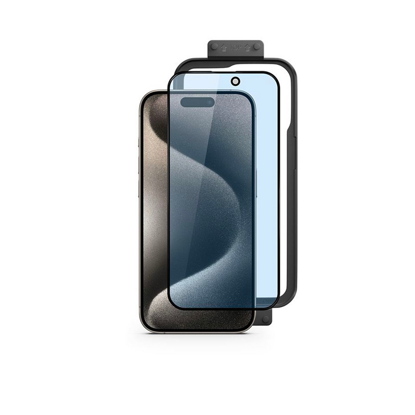 Ochranné sklo na iPhone 15 iSTYLE 3D+ GLASS s ochranou proti modrému světlu - istyle.work