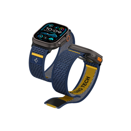 Řemínek pro Apple Watch 44mm/45mm/46mm/49mm Spigen Athlex Air Active Band - modrý - istyle.work