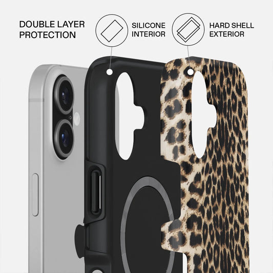 Kryt pro iPhone 17 Burga Player Tough MagSafe Case - leopard - istyle.work