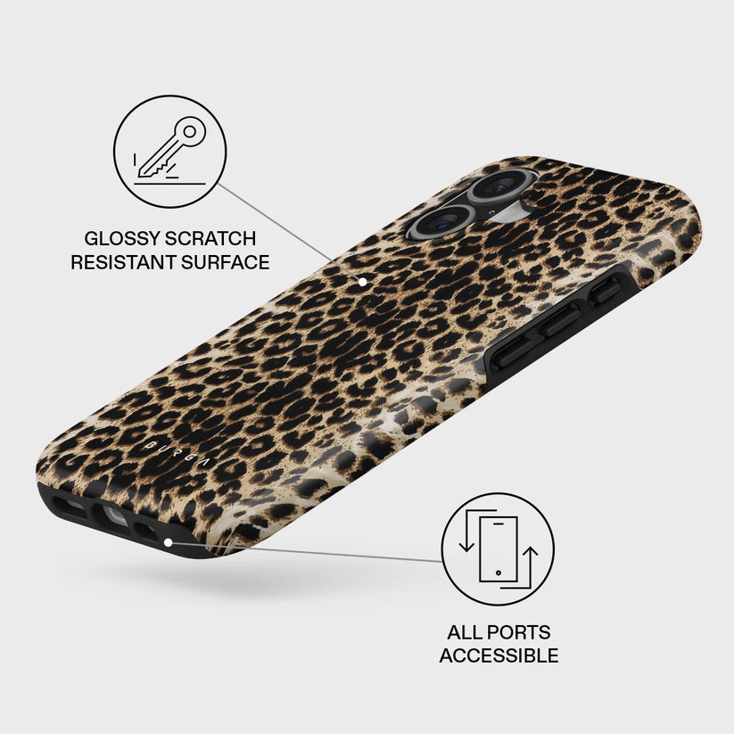 Kryt pro iPhone 17 Burga Player Tough MagSafe Case - leopard - istyle.work