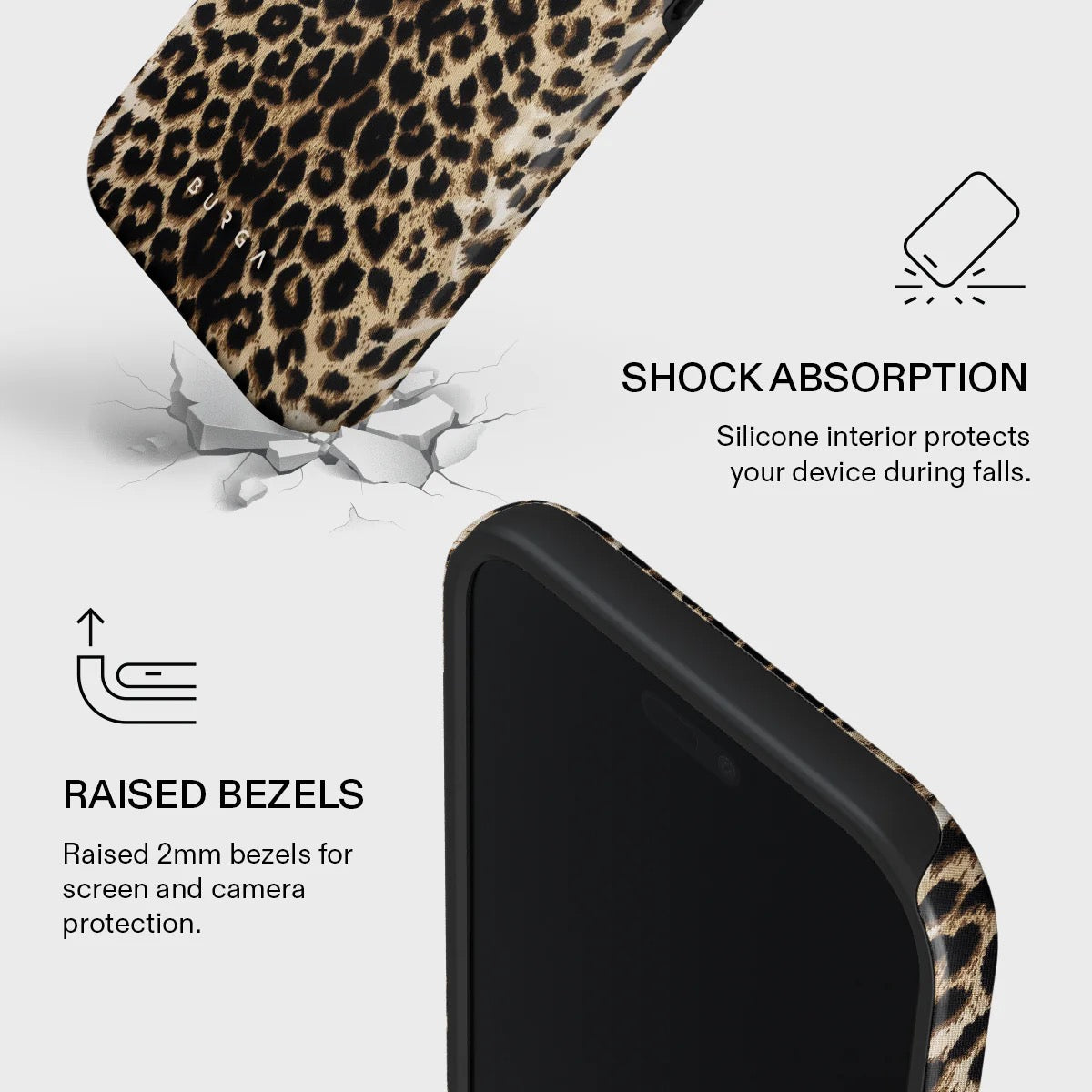 Kryt pro iPhone Air Burga Player Tough MagSafe Case - leopard - istyle.work