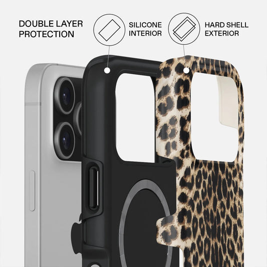 Kryt pro iPhone 17 Pro Max Burga Player Tough MagSafe Case - leopard - istyle.work