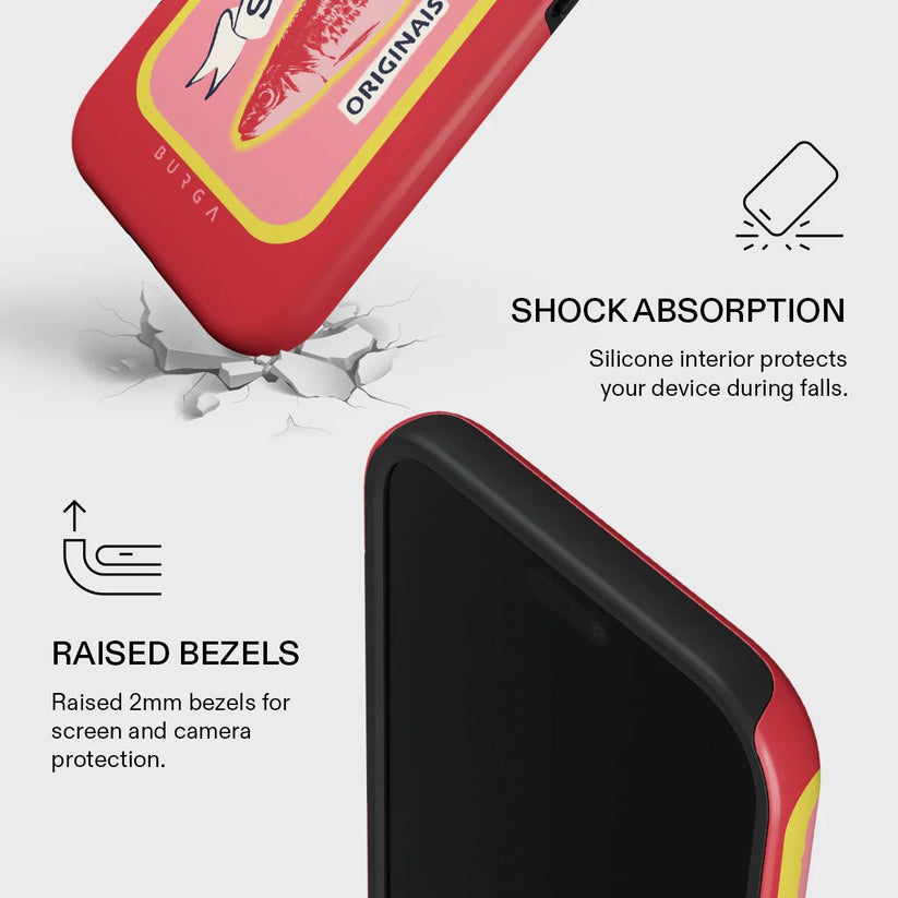 Kryt pro iPhone Air Burga Gourmet Tough MagSafe Case - retro plechovka - istyle.work