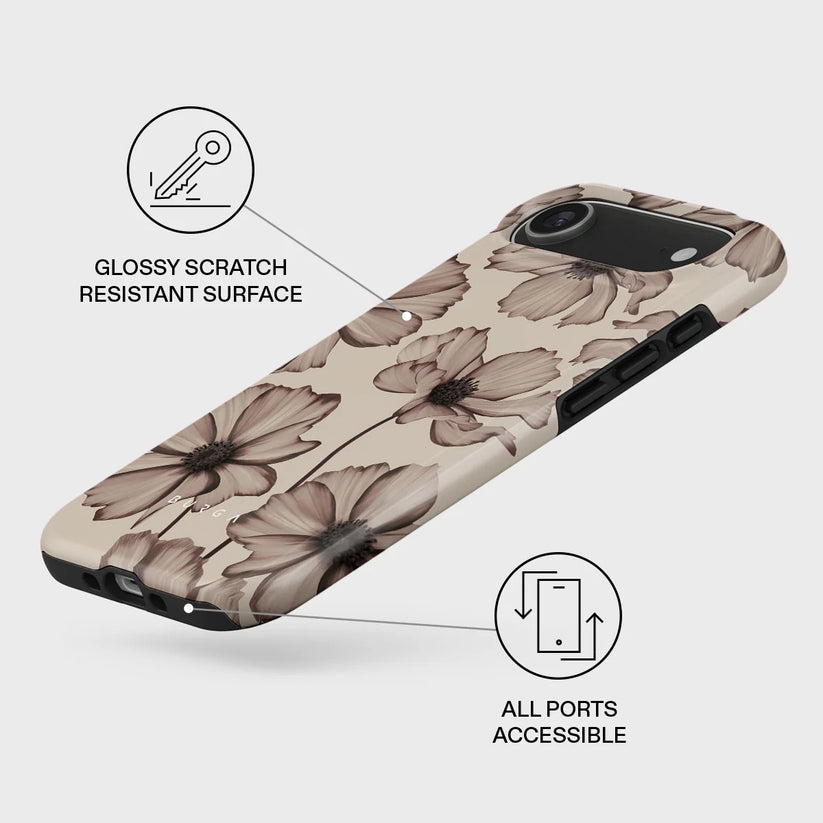 Kryt pro iPhone Air Burga Barely Yours Tough MagSafe Case - květinový - istyle.work