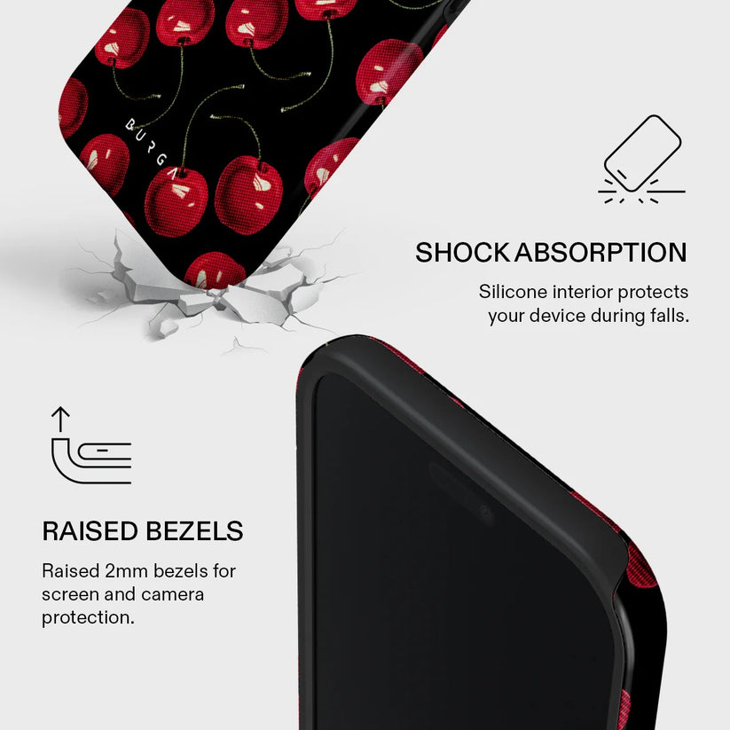 Kryt pro iPhone Air Burga Cherrybomb Tough MagSafe Case - třešeň - istyle.work